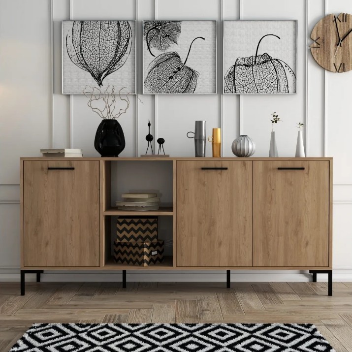 Тумба Trendy Aurora 1636 Oak 180x80x45cm GTR006302
