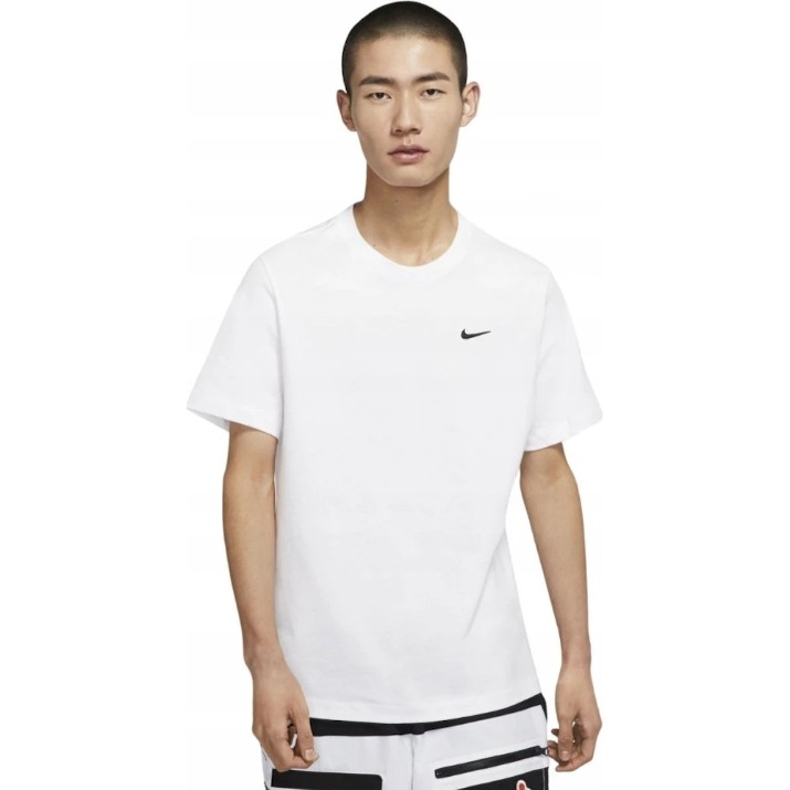 Мужская футболка Nike Sportswear Swoosh White/Black, s.XL