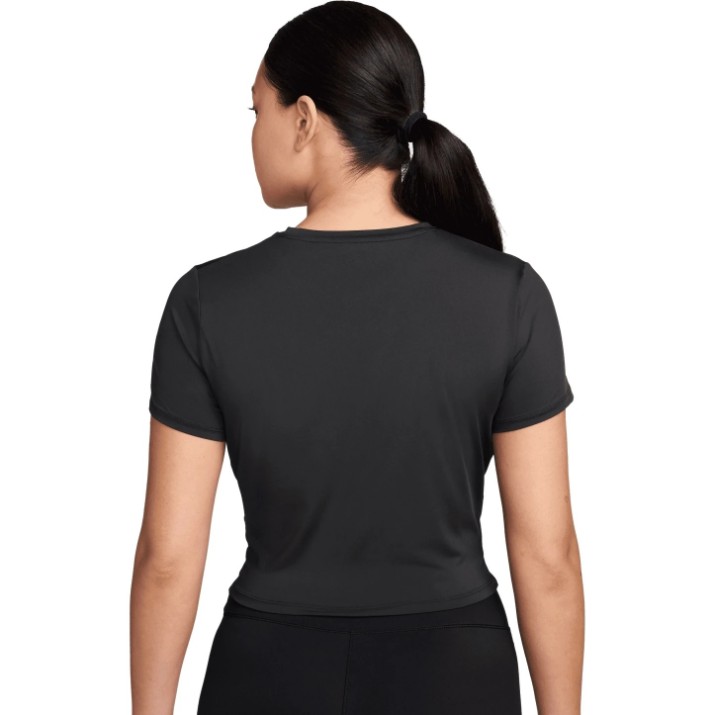 Tricou de dame Nike One Classic Twist Black/White, s.L