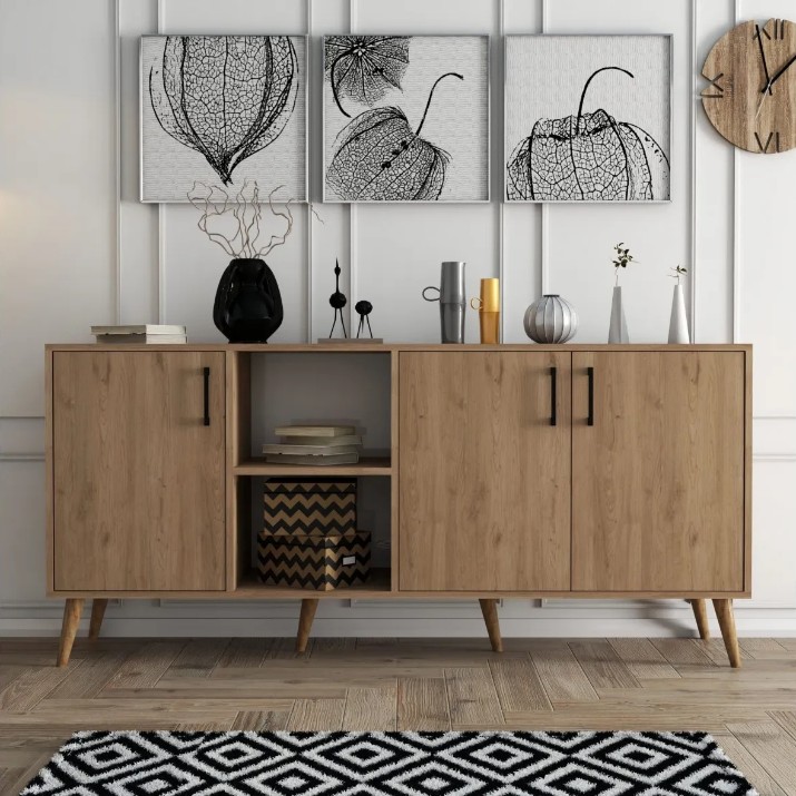 Тумба Trendy Exxen 1626 Oak 180x80x45cm GTR006311