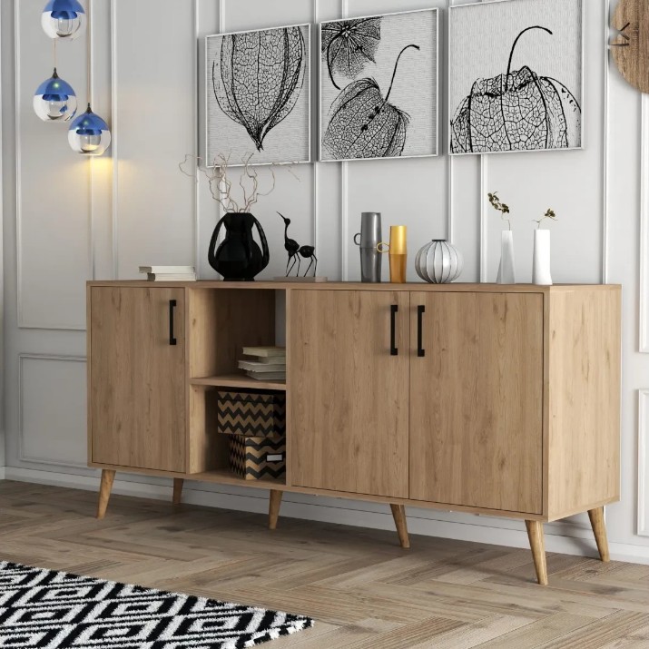 Тумба Trendy Exxen 1626 Oak 180x80x45cm GTR006311