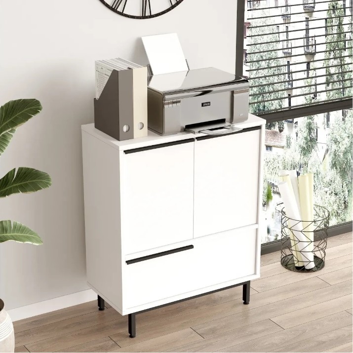 Dulăpior Trendy ON8B-W White 90.4x74.8x35.5cm GTR006723