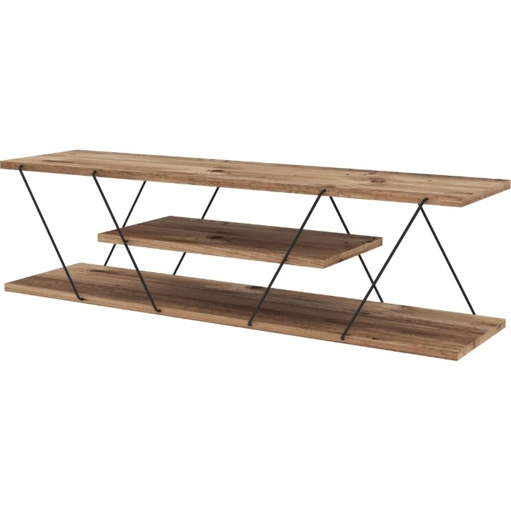 Comodă TV Trendy Canaz Black Walnut 120x33x30cm