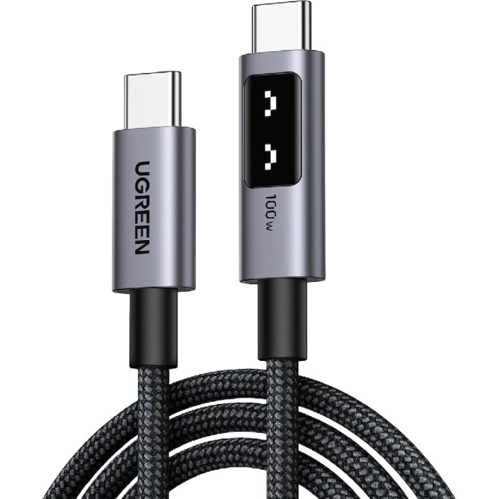 USB Кабель Ugreen Uno Series Type-C to Type-C 2m Black (35512)