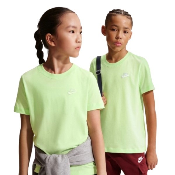 Детская футболка Nike Sportswear Big Kids Light Liquid Lime, s.L