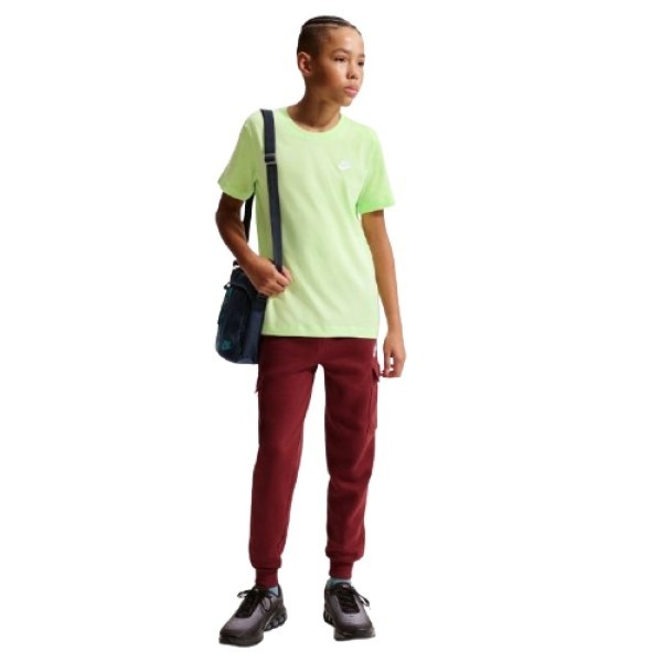 Детская футболка Nike Sportswear Big Kids Light Liquid Lime, s.L