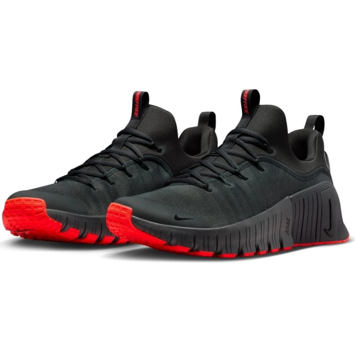 Кроссовки мужские Nike Free Metcon 6 Dark Smoke Grey/Bright Crimson/Black, s.42
