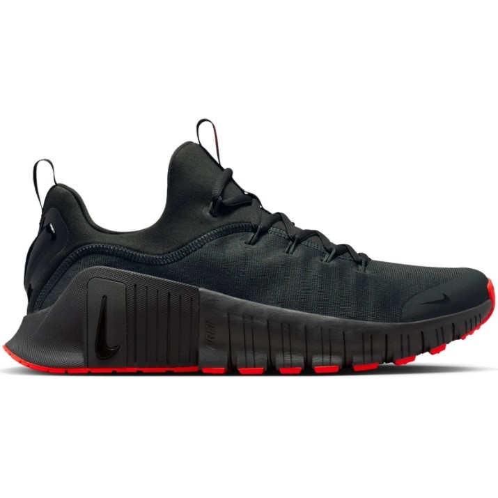 Кроссовки мужские Nike Free Metcon 6 Dark Smoke Grey/Bright Crimson/Black, s.44.5