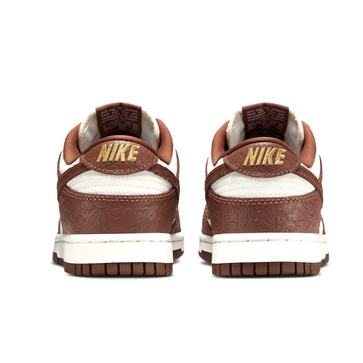 Ghete pentru dame Nike Dunk Low Sail/Metallic Gold/Fauna Brown, s.40