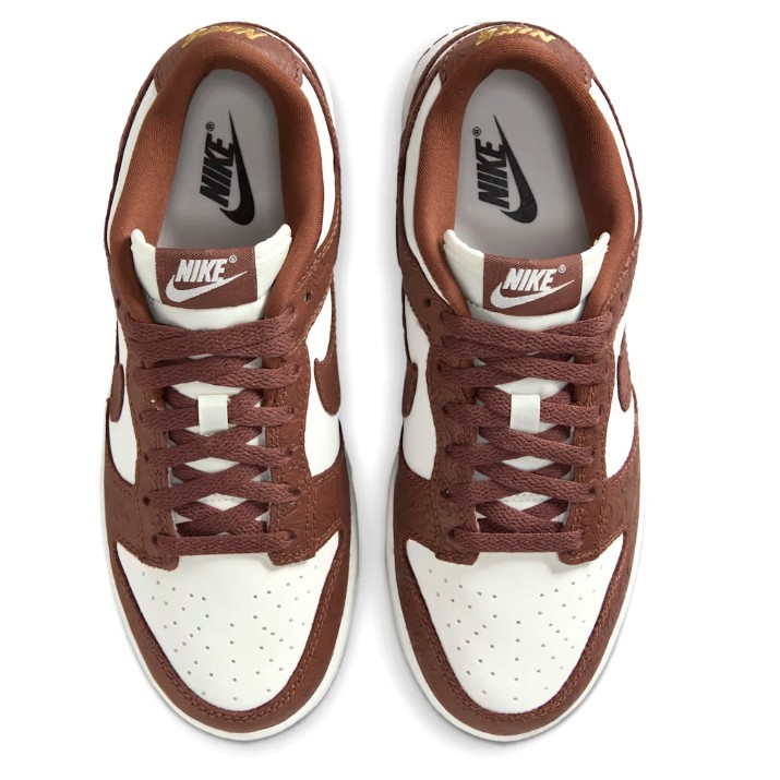 Ghete pentru dame Nike Dunk Low Sail/Metallic Gold/Fauna Brown, s.40.5