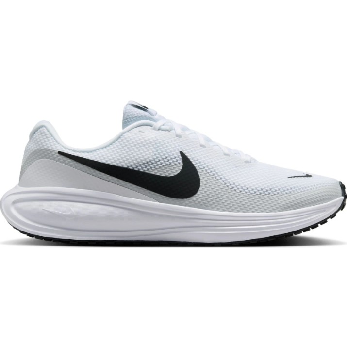 Adidași pentru bărbați Nike Revolution 8 Mens Road Running White/Pure Platinum/Black, s.43