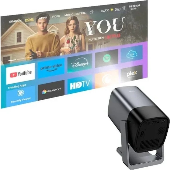 Proiector Hoco DT7 Metal Gray