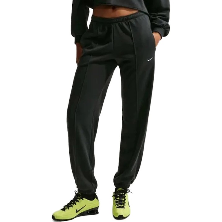 Женские спортивные штаны Nike Sportswear Chill Terry Mid-Rise Black/Sail, s.S