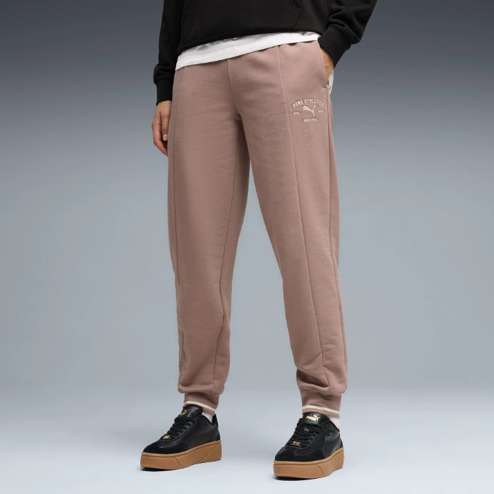 Pantaloni spotivi de dame Puma Class Comfort Sandstone, s.S