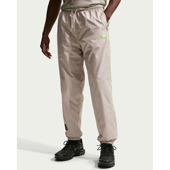 Мужские спортивные штаны Nike Windrunner Mens Woven Graphic Moon Particle/Cream II/Volt, s.S