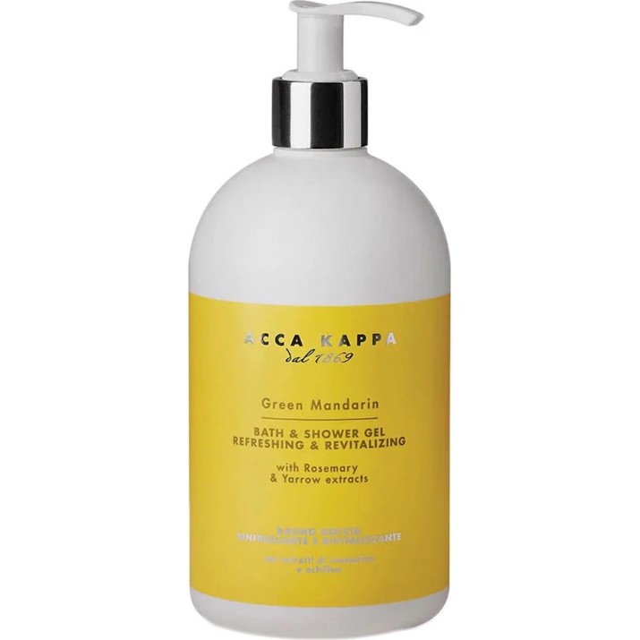 Gel de duș Acca Kappa Green Mandarin Bath & Shower Gel 500ml