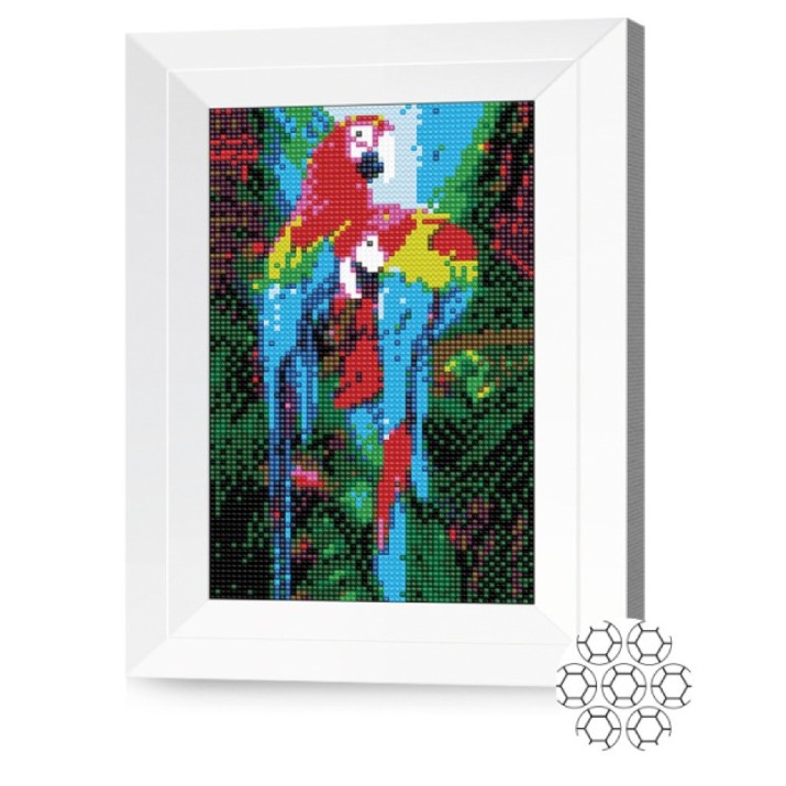 Mozaic cu diamante Art Gallery Premium Macaws In The Jungle (JS25455)