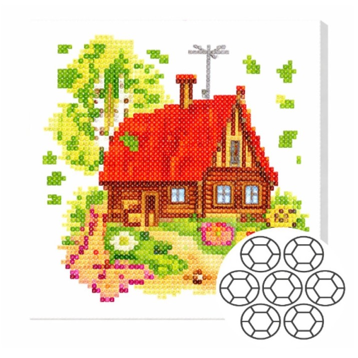 Алмазная мозаика Art Gallery Premium Summer House (BJ378)
