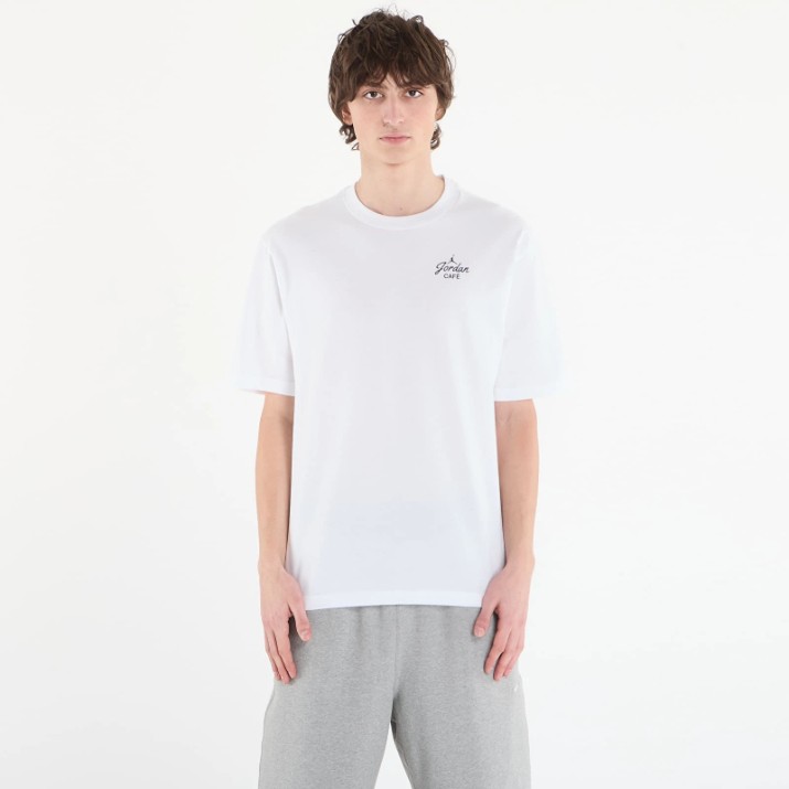 Мужская футболка Nike Jordan Graphic White/Black, s.L