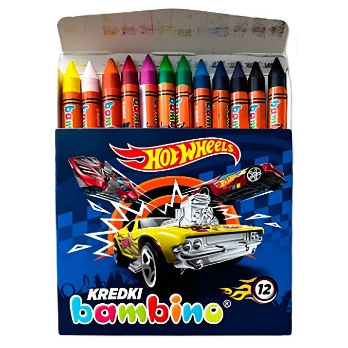 Мелки для рисования Bambino Hot Wheels 12colors  (56835)
