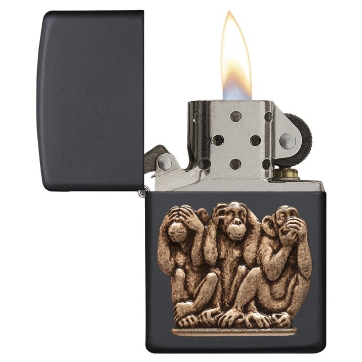 Brichetă Zippo 29409 Three Monkeys