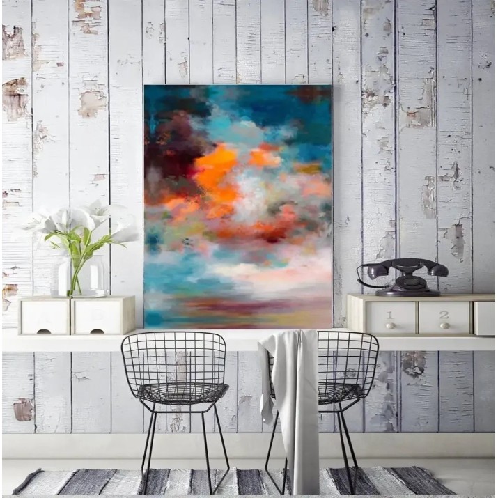 Картина ArtShop Blue Abstract 60x90cm (PA5-P-L)