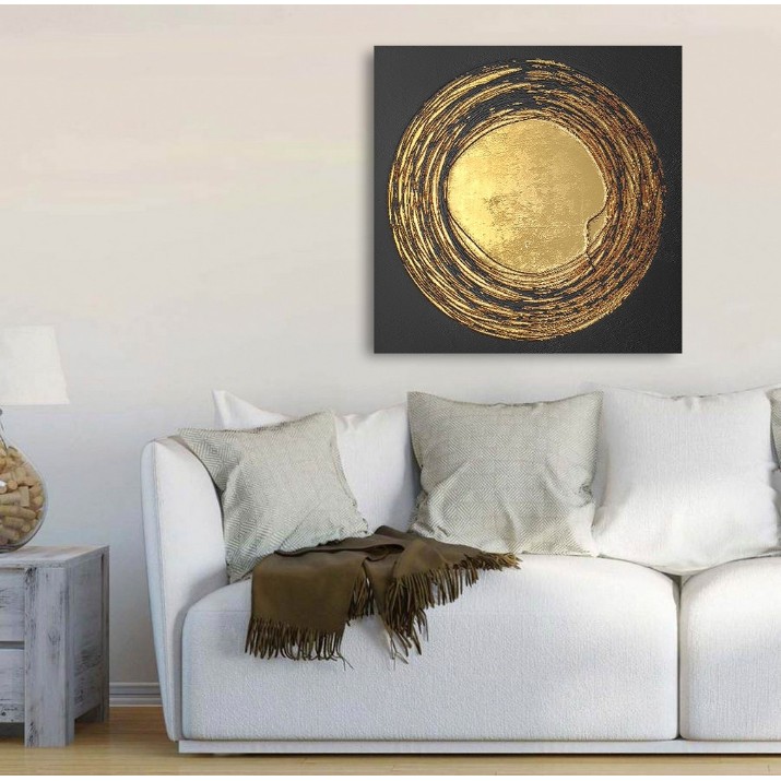 Pictură ArtShop Golden Circle 100x100cm (PA66-PL)