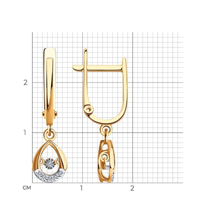Cercei SOLOVOV JEWELRY 51-221-01252-1 1,95gr