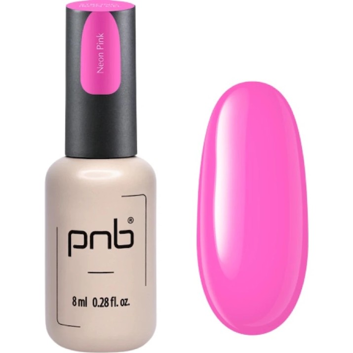 Моделирующий гель PNB Strong Iron Gel Neon Pink 8ml