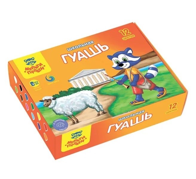 Vopsele de artă Мульти-Пульти 12 Colors 17.5ml (ГК_10271)