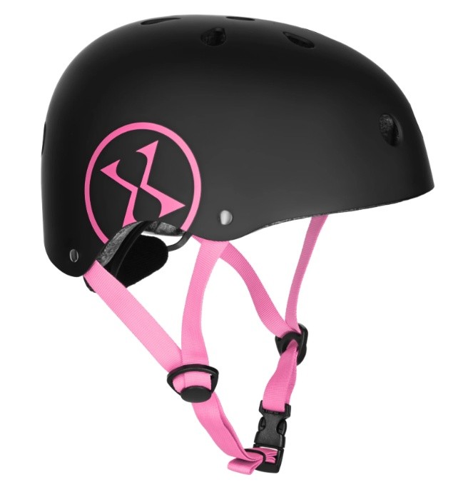 Шлем Nils Extreme, s.M 55-58 Black & Pink (MTW001-1)