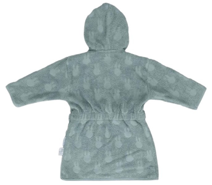 Детский халат Jollein Miffy Jacquard Sea Green 1-2years (060-808-67109)