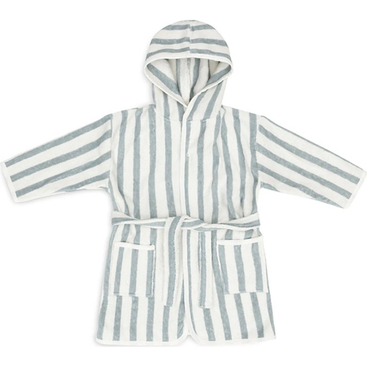 Halat pentru copii Jollein Stripe Terry Sea Green 1-2years (060-808-68085)