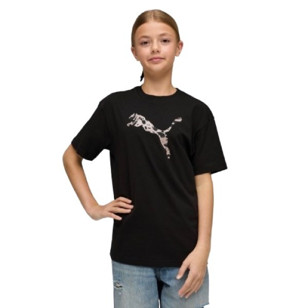 Детская футболка Puma Ess Graphic Animal Puma Black, s.176