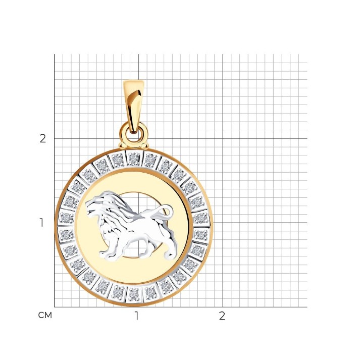 Подвеска SOLOVOV JEWELRY 032495 1,47gr