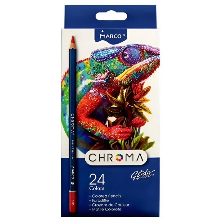 Creioane colorate Marco Chroma 24colors (8010-24CB)