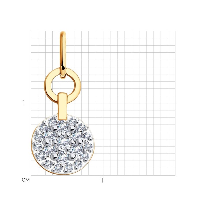 Подвеска SOLOVOV JEWELRY 036475 0,74gr