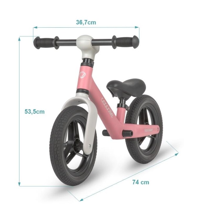 Bicicleta fără pedale Coccolle First Way Pink/Beige