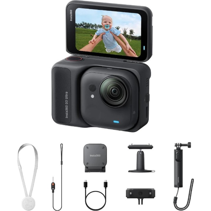 Camera video sport Insta360 GO Ultra Creator Bundle Midnight Black