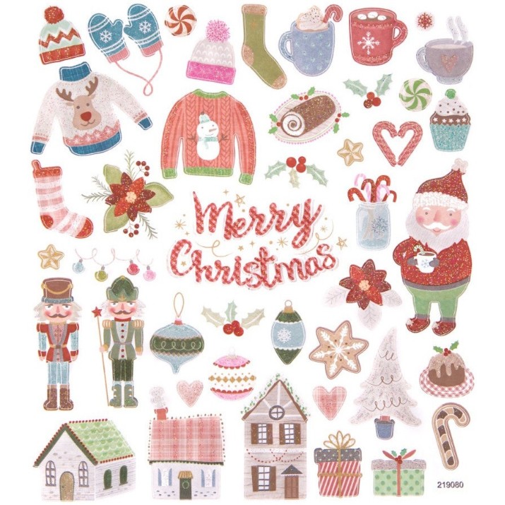 Наклейки DPCraft Christmas 43pcs (DPNK-143)