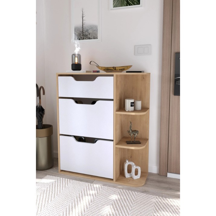 Rafturi pentru pantofi Bofigo 18-35-41 Oak/White