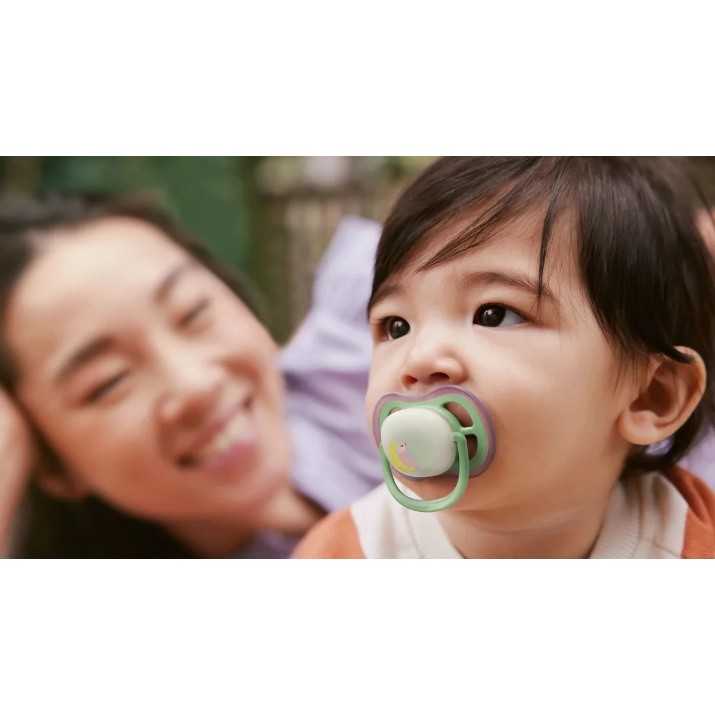Пустышка Philips Avent Ultra Air Nighttime 6-18m 2pcs (SCF376/29)