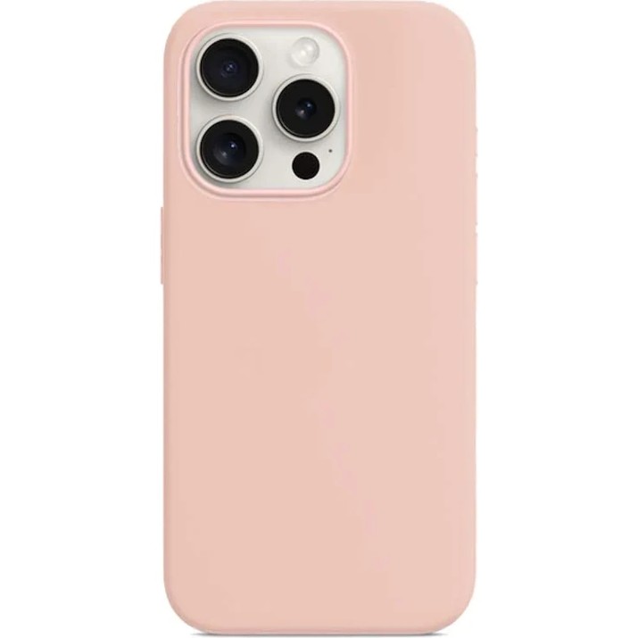 Чехол XO K10B iPhone 15 Pro Max Conventional Liquid Silicone Phone Case Pink