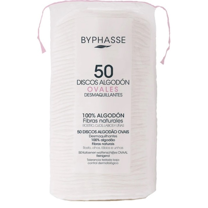 Discuri din bumbac Byphasse Oval Cotton 50pcs