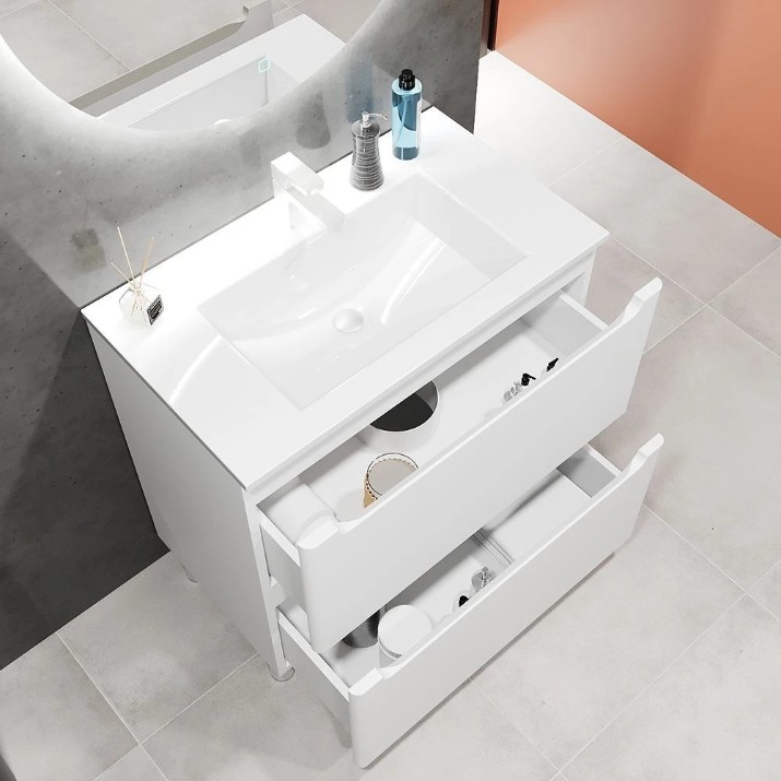 Dulap pentru lavoar Bayro Allegro 1000 Whita Matte (125445)