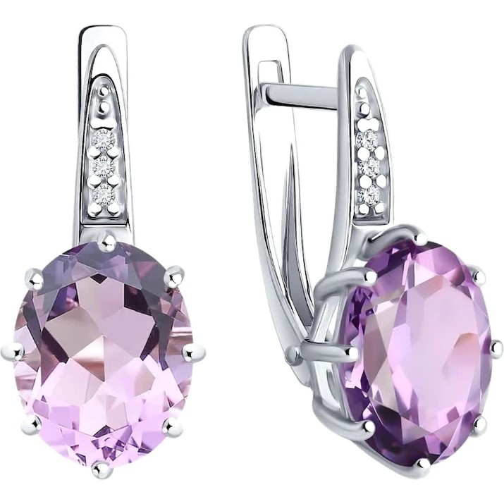 Серьги SOLOVOV JEWELRY 94-320-02054-3 3,37gr