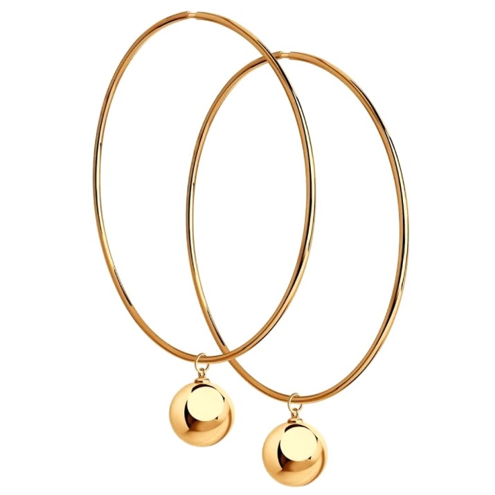 Серьги SOLOVOV JEWELRY 93-124-01475-1 7,61gr
