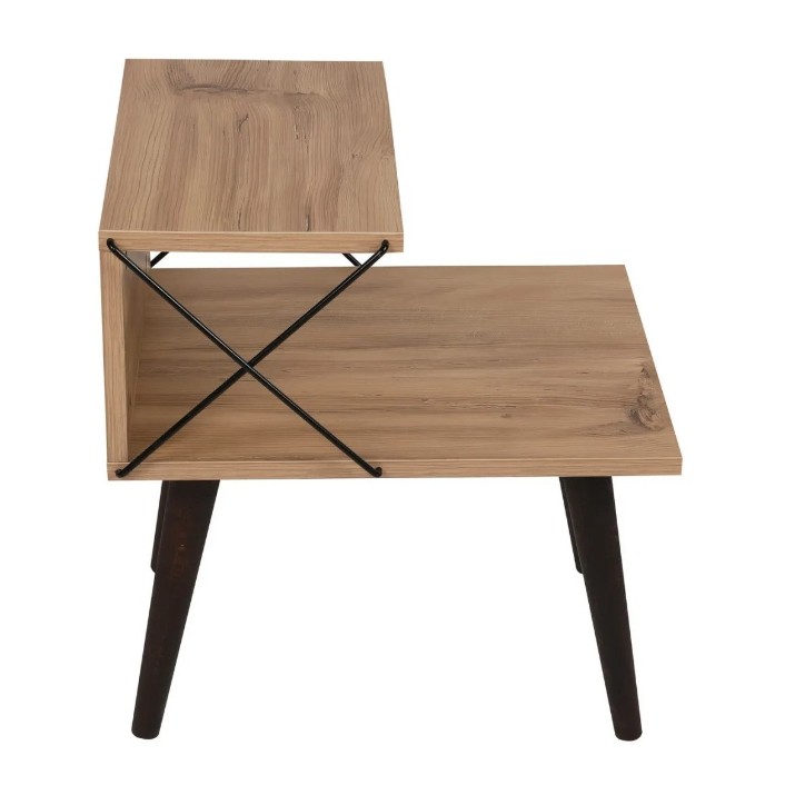 Прикроватная тумба Trendy Cruce Pine Atlantic/Black 50x40x55cm GTR001527
