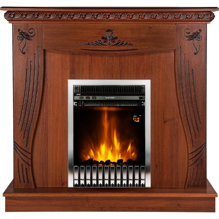 Электрокамин Art Flame Napoli & Gala Silver Nut