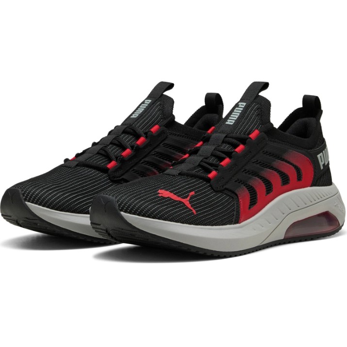 Adidași pentru bărbați Puma Ayro Street Puma Black/For All Time Red/Gray Echo, s.42